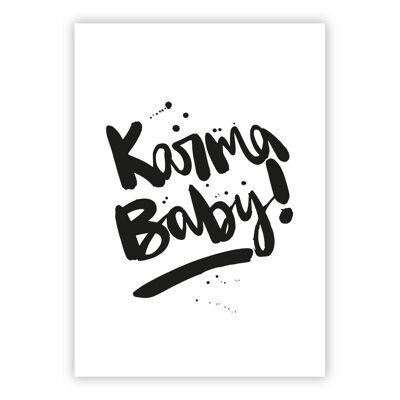 Karma Baby Postcard