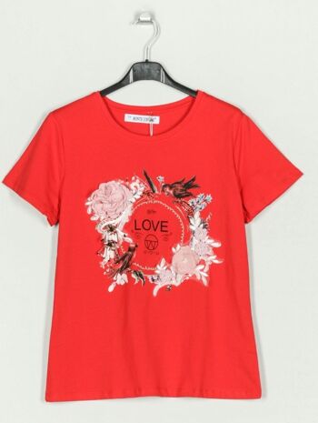 T-shirt Fleurs d'amour. 1