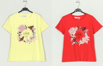 T-shirt Fleurs d'amour. 4