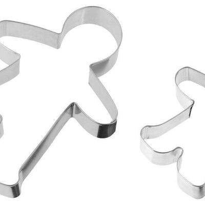 Set of 2 Gingerbread Man Cookie Cutters Zenker Cookie Cutters