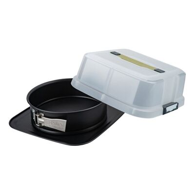 Zenker Bake Click and Go round springform pan 23 cm with transport lid