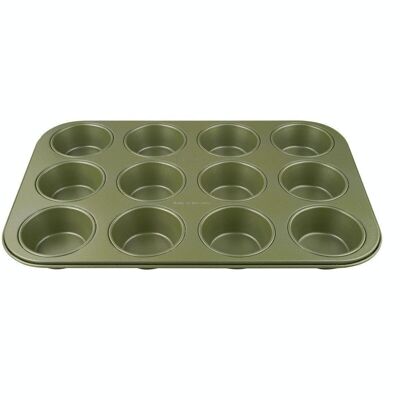 Molde para muffins de 12 cavidades Zenker Green Vision
