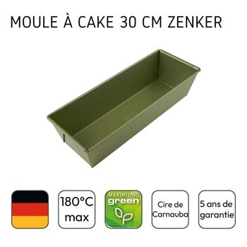Moule à cake 30 cm Zenker Green Vision 4