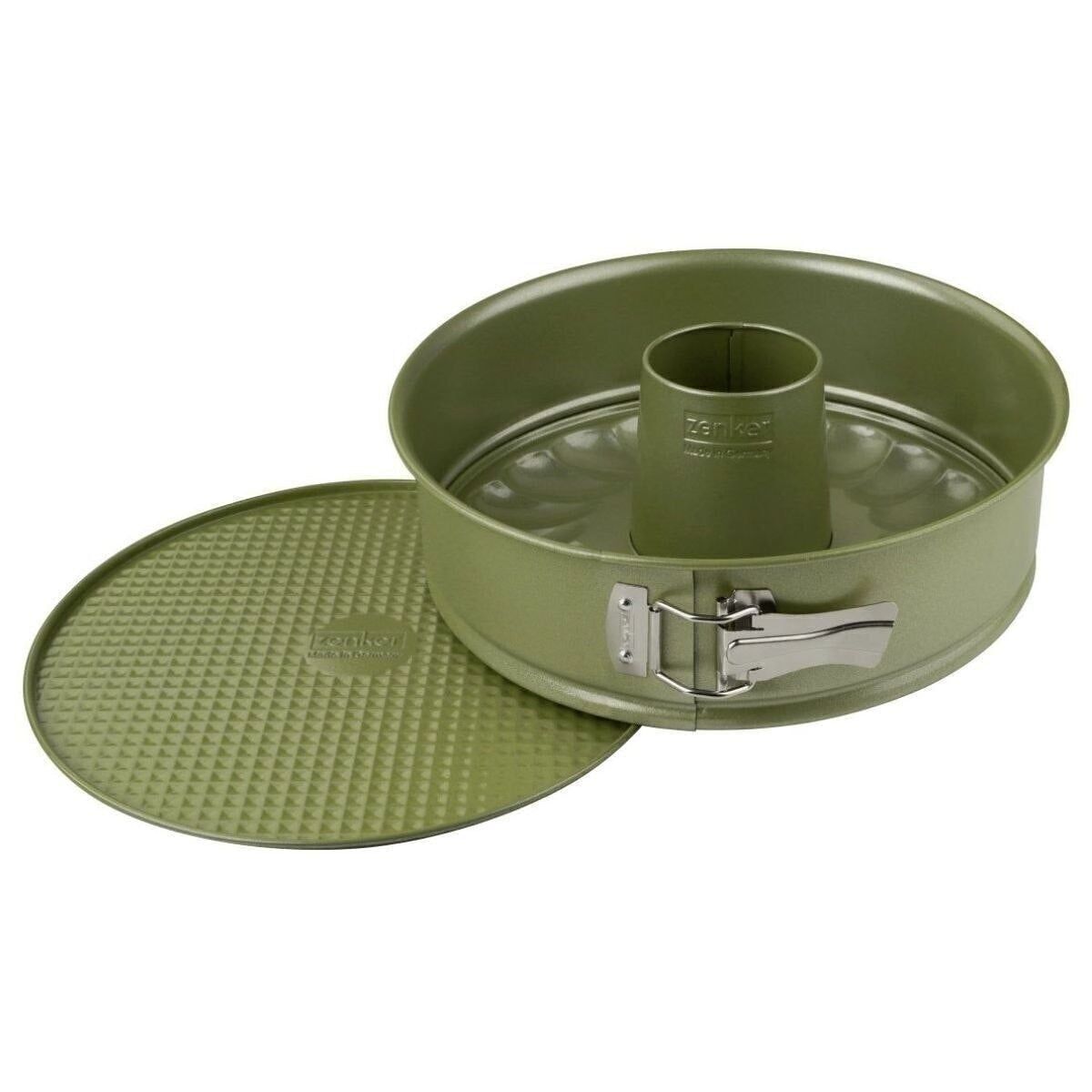 Zenker Green Vision double-bottomed savarin and springform pan 26 cm