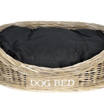 Lit pour chien Cavalier King petit ovale avec coussin