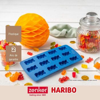 Bac à glaçons 12 empreintes en forme d'oursons Zenker Haribo 4