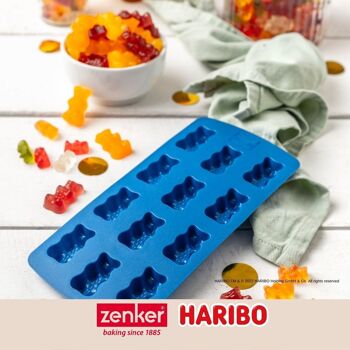 Bac à glaçons 12 empreintes en forme d'oursons Zenker Haribo 7