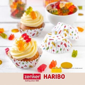 Lot de 50 moules à muffins en papier Zenker Haribo 2