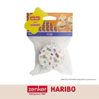 Lot de 50 moules à muffins en papier Zenker Haribo 5