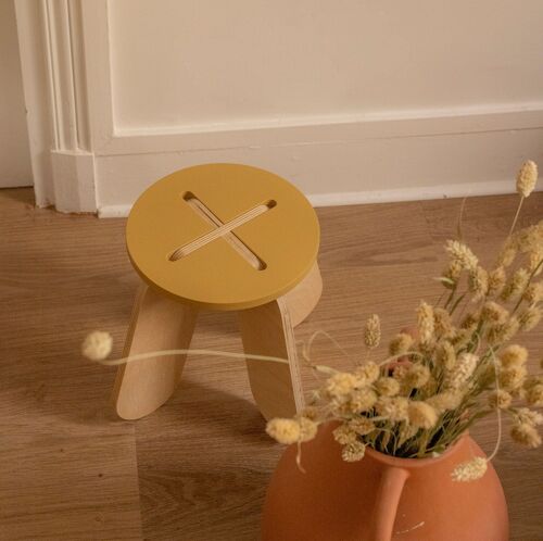 Kids Wooden Stool X amber