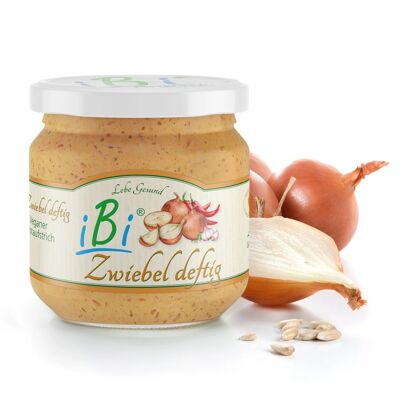 iBi oignon copieux - pâte à tartiner végétalienne, 170g