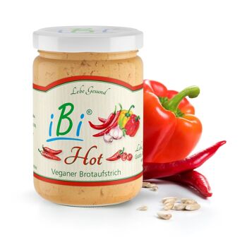 iBi-Hot – pâte à tartiner végétalienne, 135g