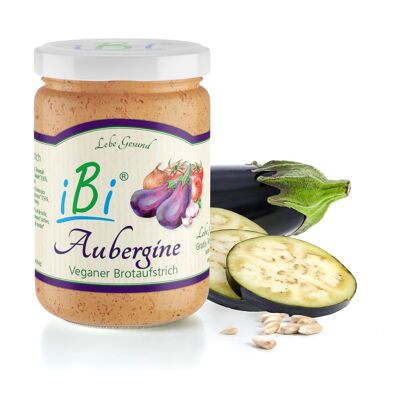 iBi aubergine – pâte à tartiner végétalienne, 135g