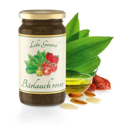 Wild garlic pesto rosso – vegan, 190ml