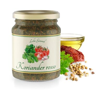 Koriander-Pesto rosso – vegan, 125ml