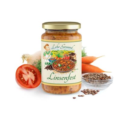 Fest di lenticchie – spezzatino vegano, 350g