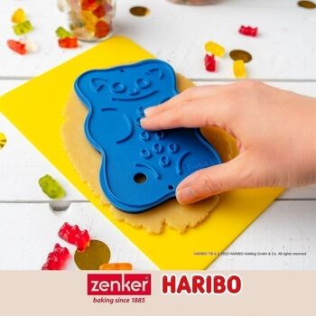 Emporte-pièce biscuits 2 en 1 en plastique Zenker Haribo 2