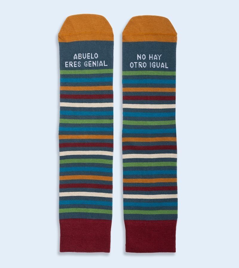 Chaussettes "Grand-père, tu es génial il n'y en a pas d'autre comme ça"