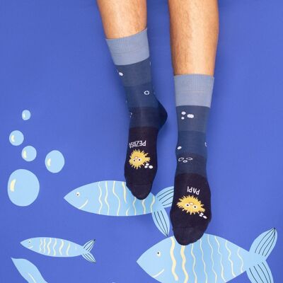 Papa de poisson Chaussettes