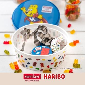 Boîte alimentaire avec couvercle en plastique 18,5 cm Zenker Haribo 4