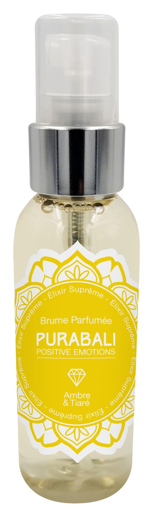 Brume Parfumée Corps et Cheveux – Ambre & Tiaré parfum 100 % naturel
