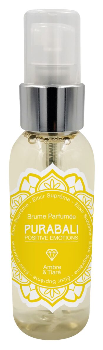 Brume Parfumée Corps et Cheveux – Ambre & Tiaré parfum 100 % naturel 1