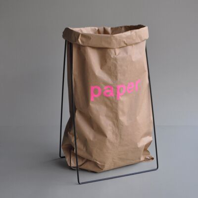 paper bag holder black