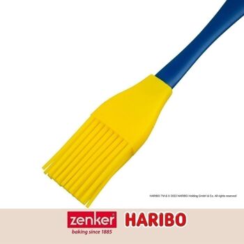 Pinceau de cuisine et pâtisserie 19,8 cm en poils silicone Zenker Haribo 2