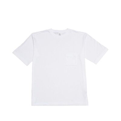 Loopwheeled Short Sleeve Crew Neck Pocket Tee - Loose Fit