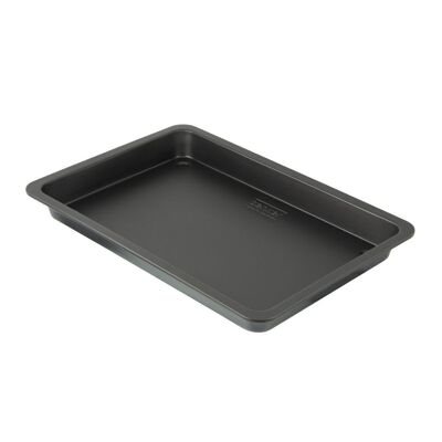Rectangular baking tray 42 x 29 cm Zenker Black Metallic