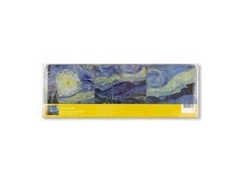 Sous-verres, lot de 6, Van Gogh, Nuit étoilée 3