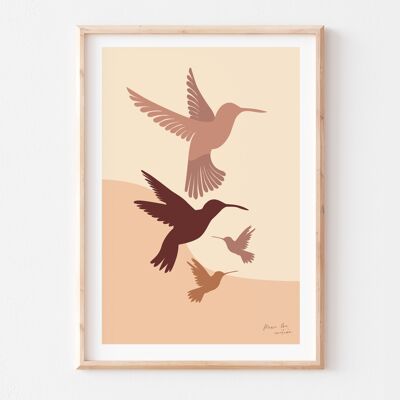 Affiche " Les colibris"