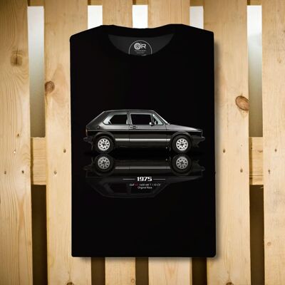 Original Race Golf GTI MK1 T-Shirt Black | Cars and Me
