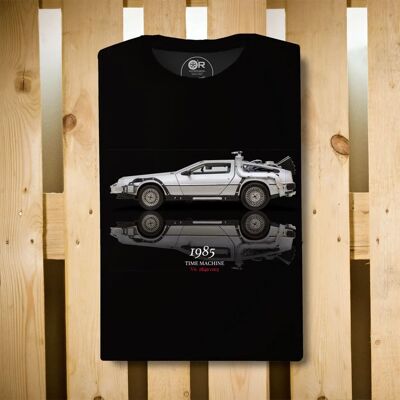 Original Race T-Shirt Back To The Future Black | Cars and Me