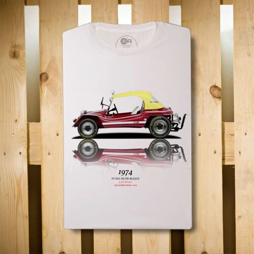 Original Race T-Shirt Buggy des Dunes Blanc | Cars and Me
