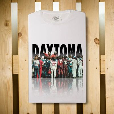 Original Race Daytona Fahrer T-Shirt Weiß | Autos und ich