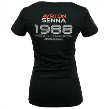 Ayrton Senna T-Shirt McLaren Champion du Monde 1988 | Cars and Me 3