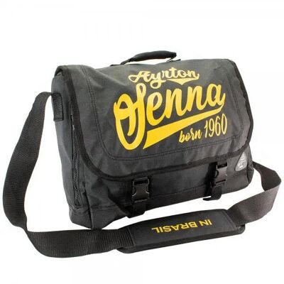 Bandolera Ayrton Senna Born In Brasil Amarillo | autos y yo