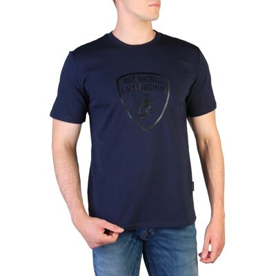 Camiseta Automobili Lamborghini Carbon Logo Azul | autos y yo