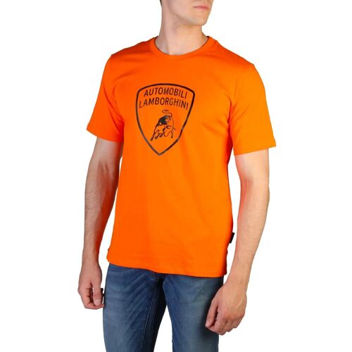 Automobili Lamborghini T-Shirt Logo Carbone Orange | Cars and Me