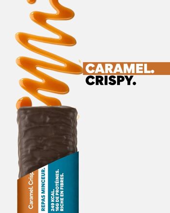 Barre-repas Minceur protéinée Caramel Chocolat Crispy 6