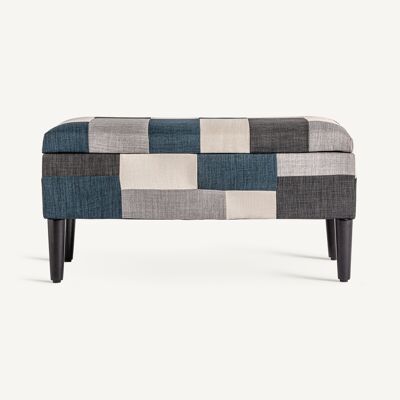 Dianora upholstered trunk bench - 80x40x40cm