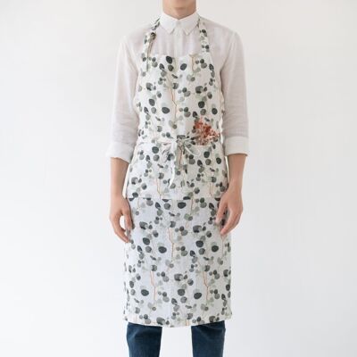 Eucalyptus Linen Chef Apron