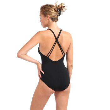 Maillot de bain Sculptant minceur bretelles dos croisées 2