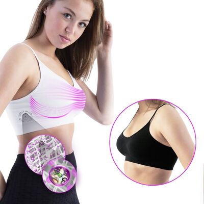 Set of 2 firming bras with thin straps