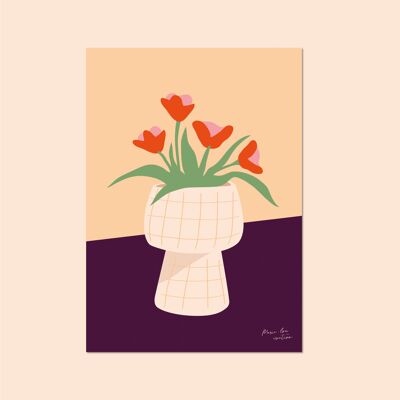 Carte postale "Les fleurs"