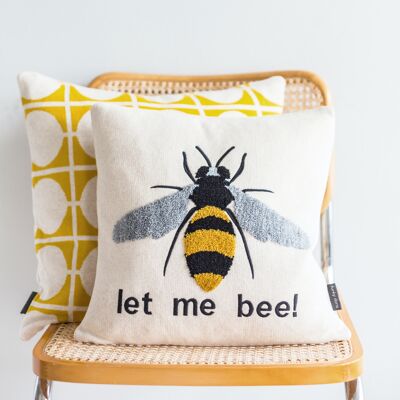 Bee Pillow-cover Yellow