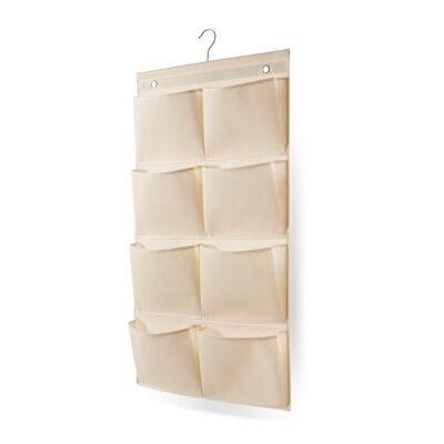 CONTENITORE VERTICALE TNT coll. Easystorage cm. 46x84 - 8 tasche - écru