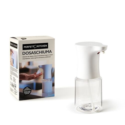 DISPENSER SAPONE coll. Dosaschiuma - con sensore - 350 ml. - bianco