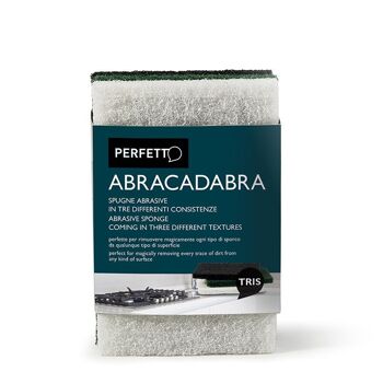 CONF. FIBRE ABRASIVE 3 PIÈCES "Abracadabra" B/V/N 3